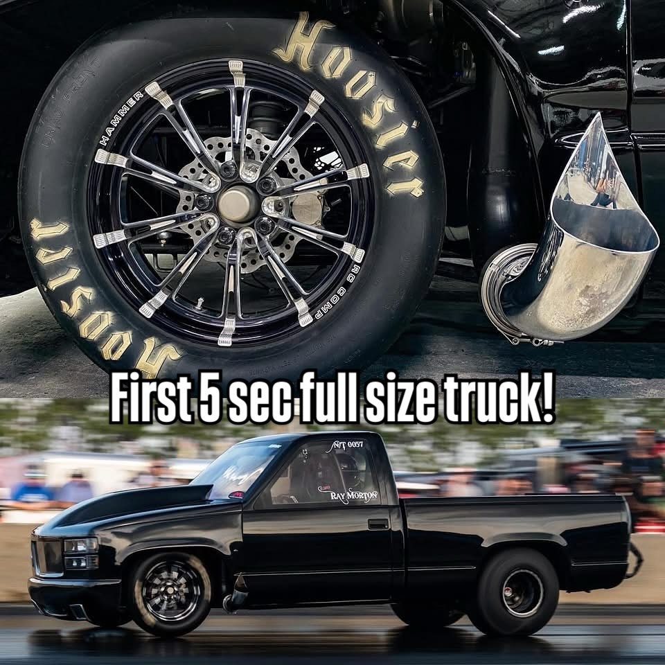 Ray Morton and Team Maximus become the first Full Size in the 5's in the Quarter Mile.